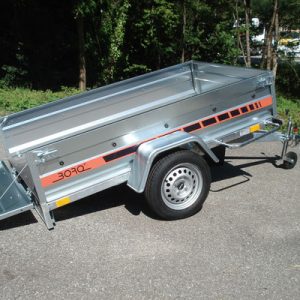 Remolque de equipaje Boro 2 ejes 750 kg - Conducir sin permiso E